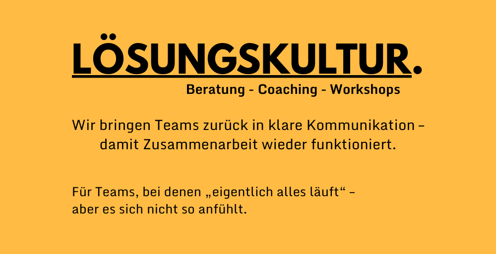 Lösungen entstehen im Dialog. Beratung & Coaching für Menschen, Teams und Organisationen.